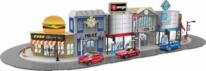 Bburago Str. Fire City Train Station 1:43 BBURAGO