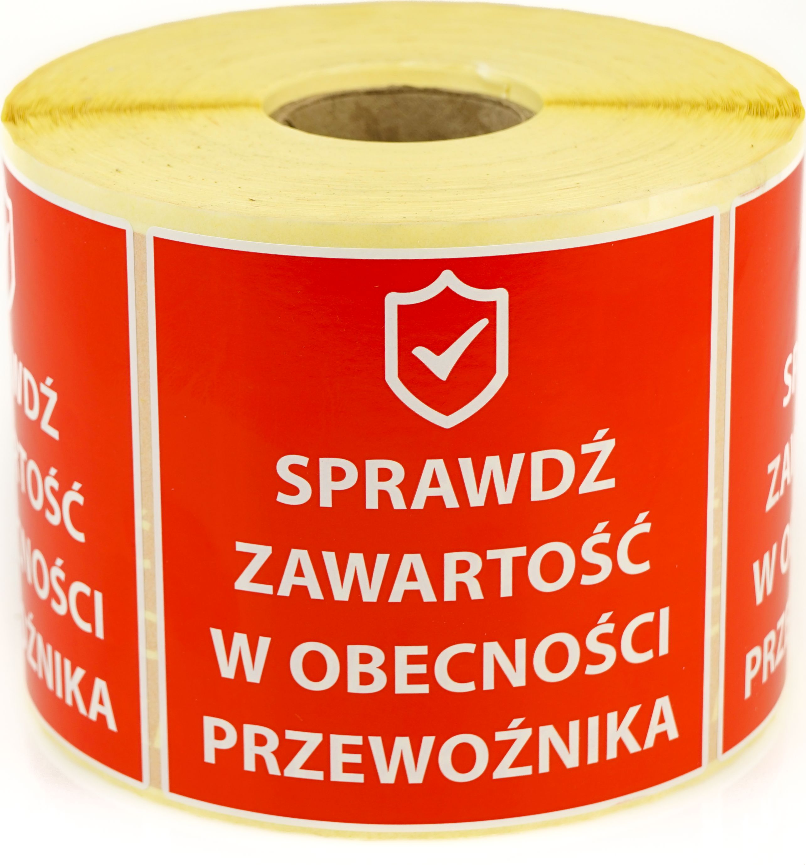 MD Labels Naklejki Etykiety Ostrzegawcze Sprawdź zawartość 1000szt