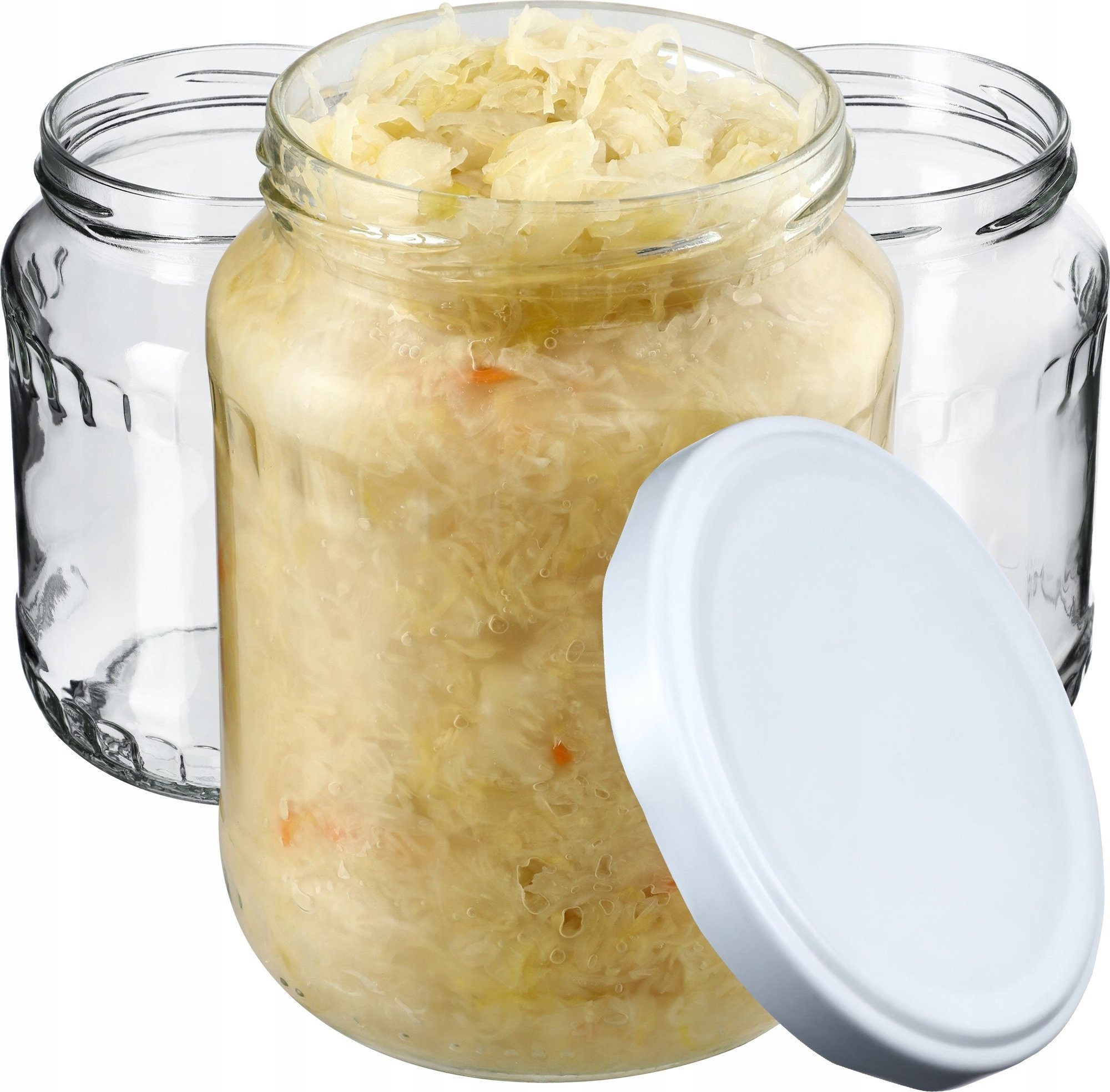 Kadax 24x Słoik Szklany 720ml Dżem Ogórki Zakrętka 82mm