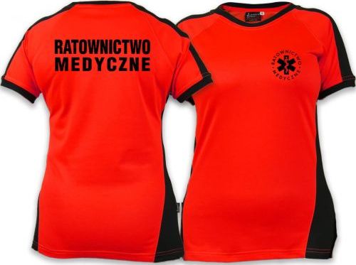 North Wind + medical Koszulka ratownicza FLUO damska FUNKCYJNA