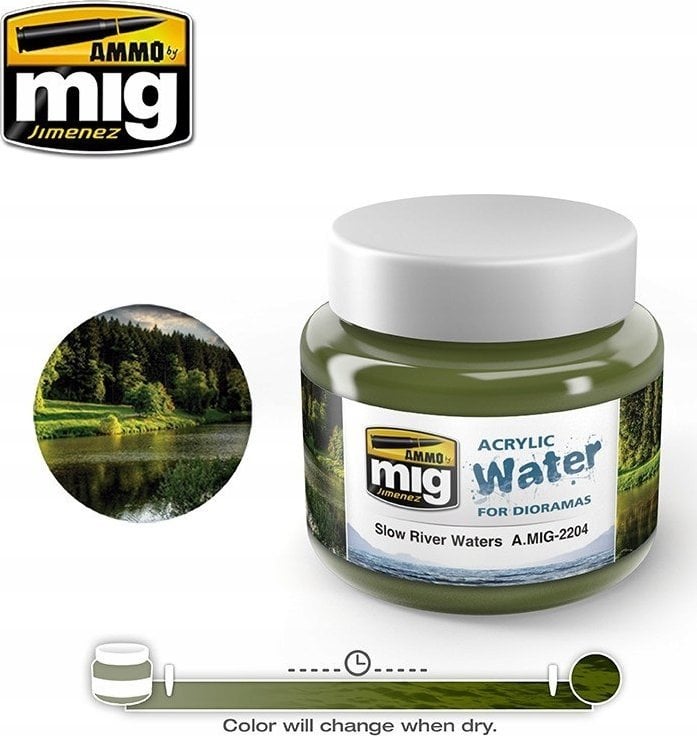 Vallejo Ammo: Acrylic Water - Slow River Waters (250 ml)
