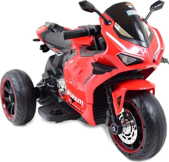 Import SUPER-TOYS MEGA MOTOR 3 KOŁOWY BUPAITI, DWA SILNIKI , ŚWIECĄCE KOŁA/BPD-818