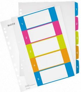 Leitz Przekładki do segregatora A4 WOW , do nadruku (10K395A)