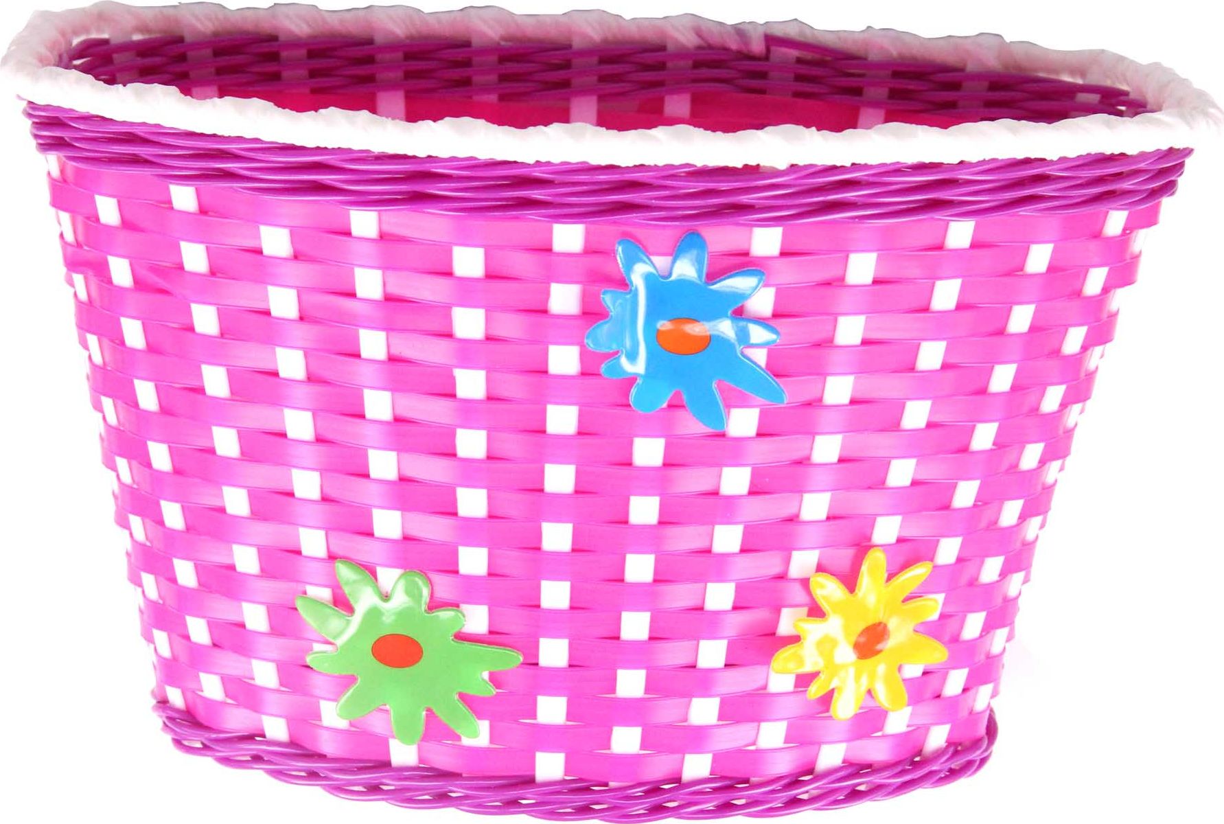 Verso Kosz dziecinny 16-20" różowy z kwiatami Uniwersalny