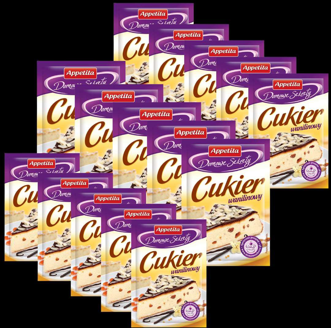 Appetita Domowe Sekrety cukier wanilinowy 15 g x 15 sztuk