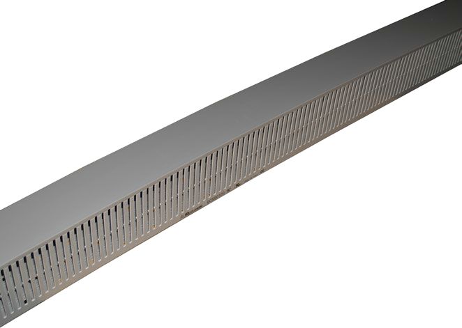 Ergom Korytko grzebieniowe KOPD 80 x 60mm szare 2m (E02KK-01010201601)