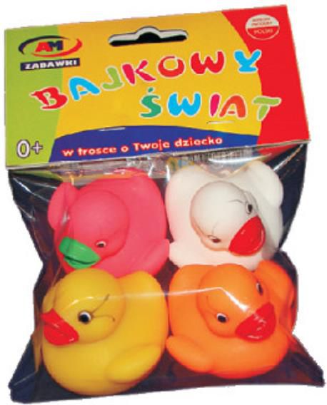 Tullo Zabawka do kąpieli 4 kaczuszki - AM 012A