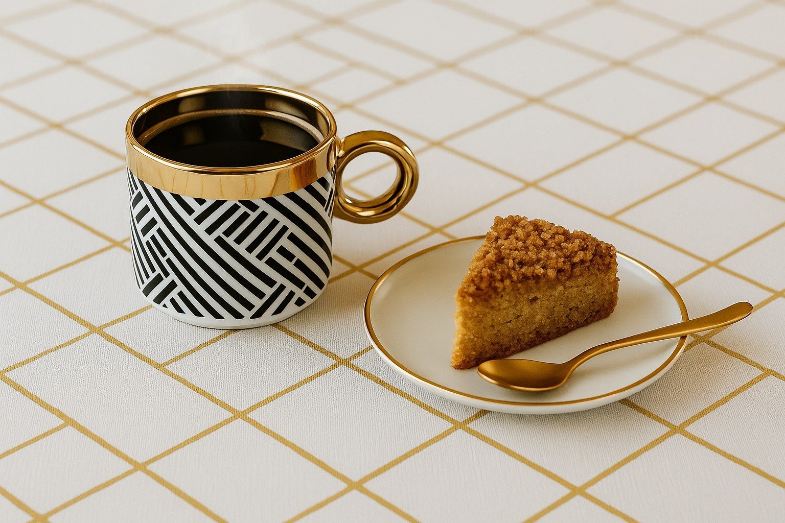 Kubek porcelanowy 350 ml Gold Dream B