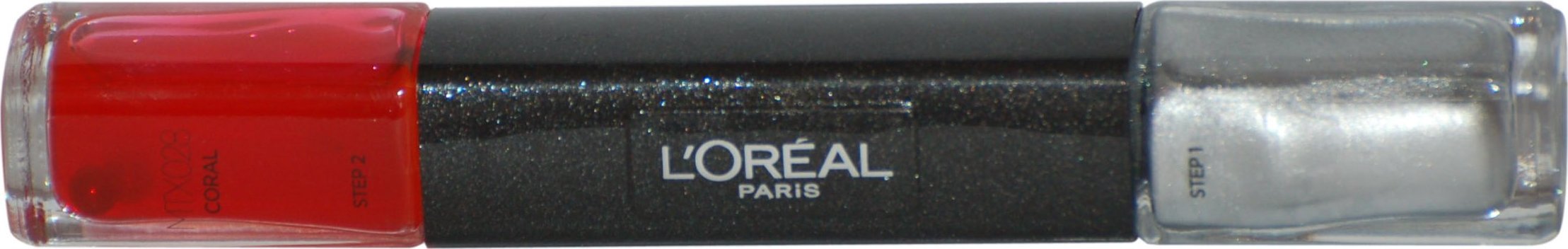 XXX_Loreal (L’Oreal Paris) L'Oreal Paris, Infallible, Nail Polish 2-In-1, MTX 028, Coral, 2 x, 5 ml For Women