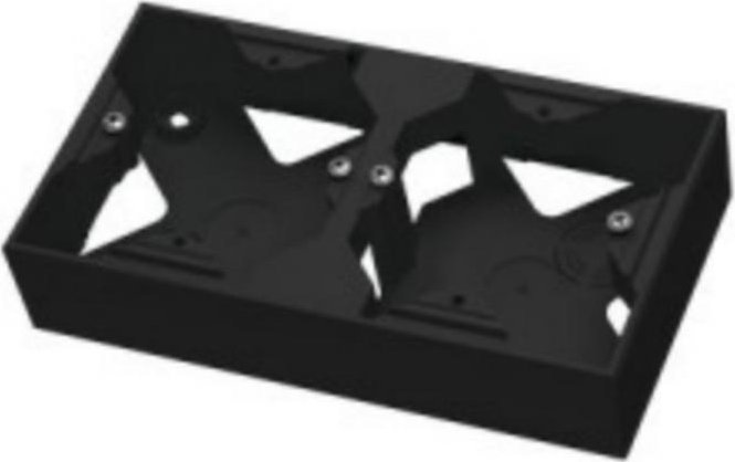 Ospel IMPRESJA Puszka instalacyjna do serii IMPRESJA podwójna czarny metalik PNP-2Y/33