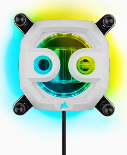 Corsair Corsair Hydro X Series XC7 RGB PRO CPU Wasserblock LGA 1200/1700, AM4 - weiß