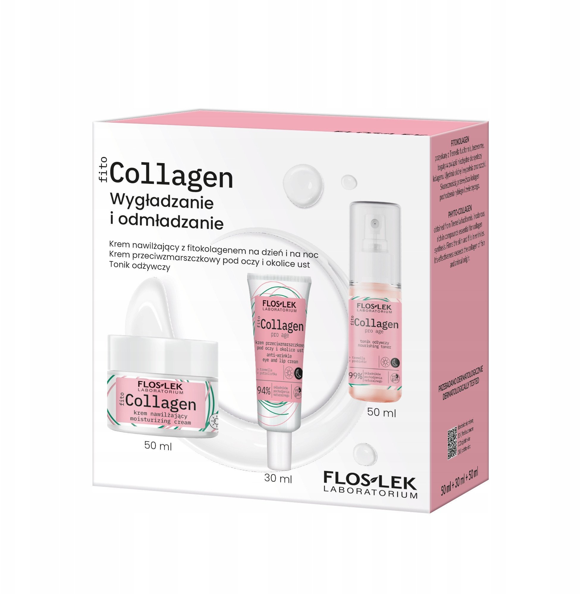 FLOSLEK Zestaw FitoCollagen Wygładzanie i odmładzanie