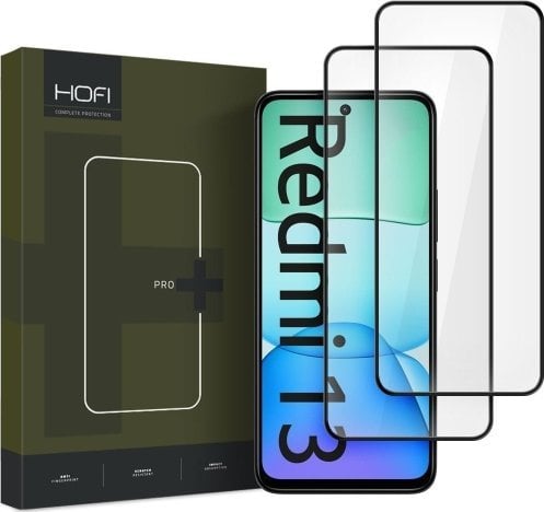 Hofi SZKŁO HARTOWANE HOFI GLASS PRO+ 2-PACK XIAOMI REDMI 13 BLACK