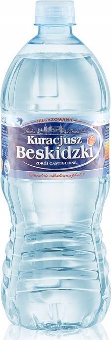Woda KURACJUSZ Beskidzki Woda źródlana lekko niegazowana 1 l