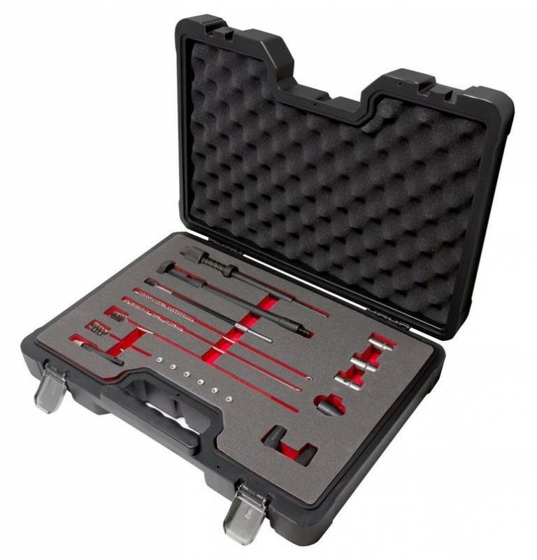 Komplet narzędzi do czyszczeniamiejsc montażu dysz, 20el.