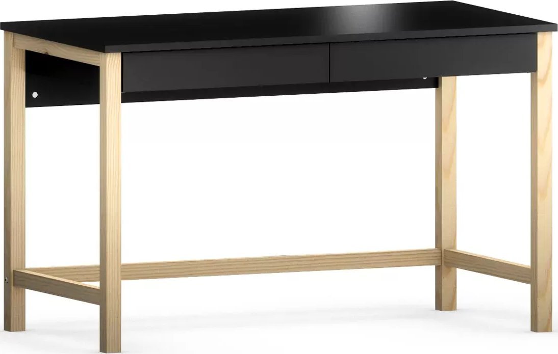 Elior Biurko młodzieżowe do nauki czarne - Roler 3X 50x100