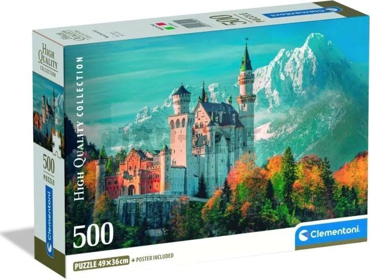 Clementoni Puzzle Compact Neuschwanstein Castle 500 elementów (35589)