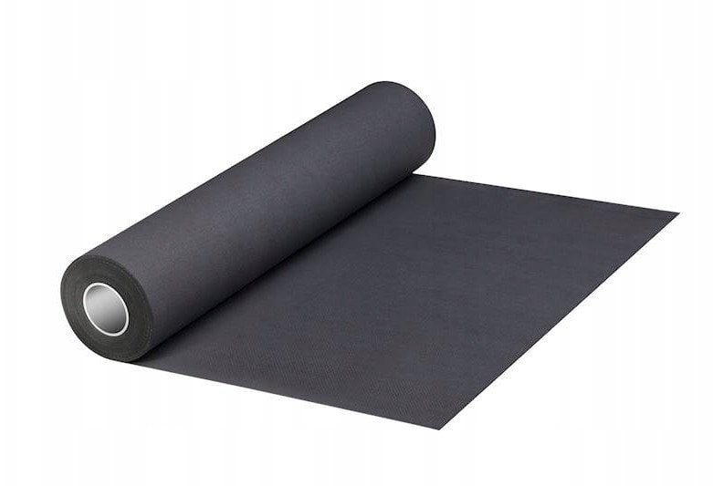 Jednorazowy podkład medyczny flizelinowy 20g 60cm x 50m czarny 40g