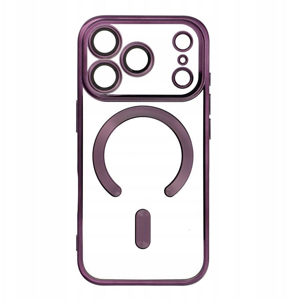 Futerał ELECTRO MAG COVER kompatybilny z MagSafe do IPHONE 17 Pro fioletowy