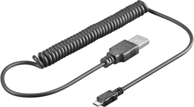 Kabel USB PremiumCord USB-A - microUSB 1 m Czarny (ku2m1fkr)