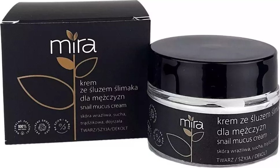 Mira Krem ze śluzem ślimaka dla mężczyzn 50 g