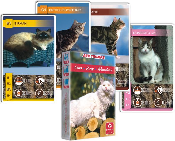 Cartamundi Gra Kwartet Koty - 1289000497