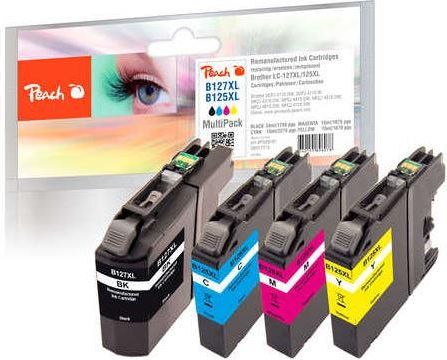 Tusz Peach Tusz PI500-91 / LC-125/127 (Black, Cyan, Magenta, Yellow)