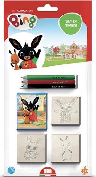 Dante Pieczątki 3 sztuki blister Bing 3987 Multiprint