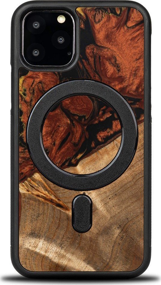 BeWood Etui Bewood Unique na iPhone 11 Pro - 4 Żywioły - Ogień z MagSafe