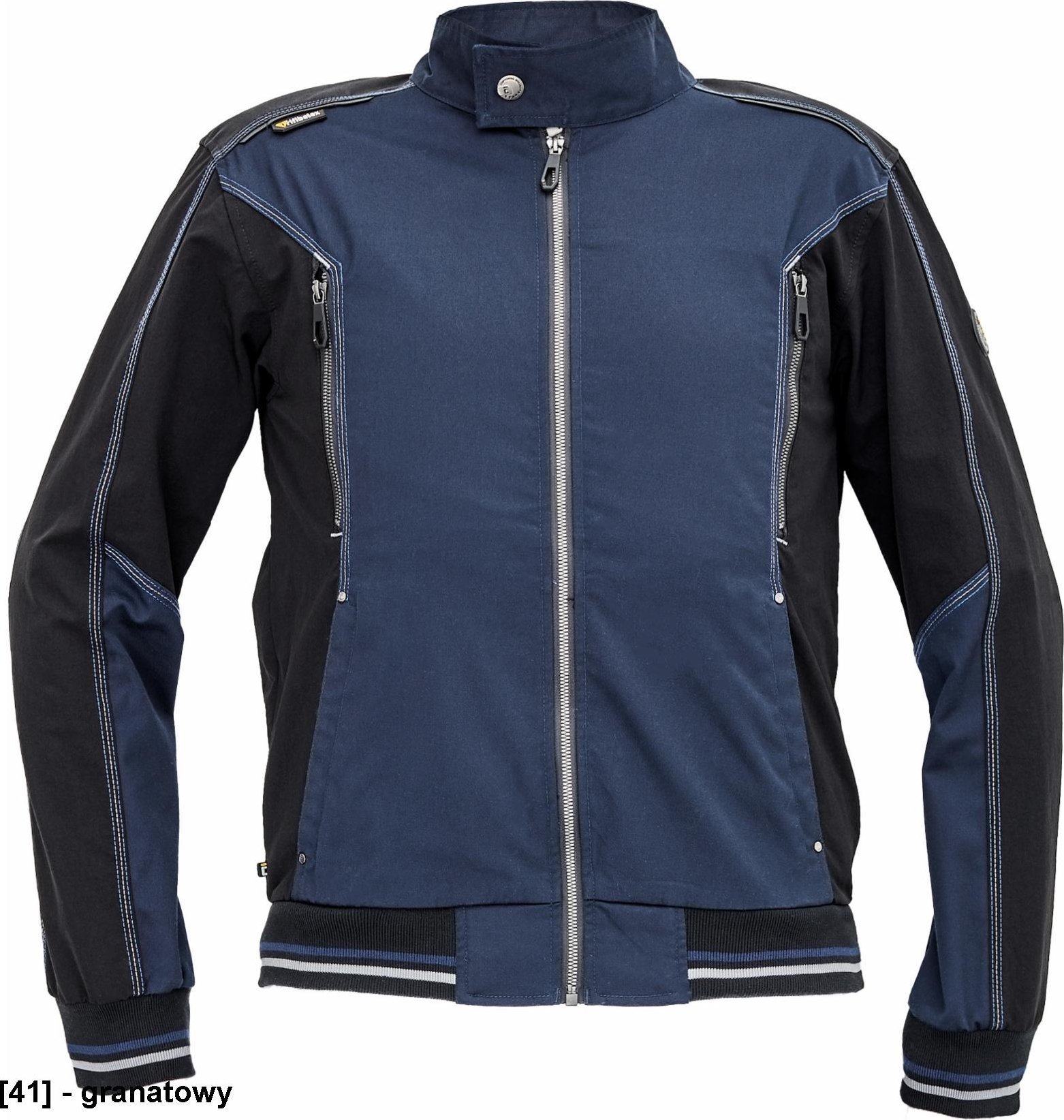 CERVA NEURUM CLASSIC kurtka - męskia kurtka robocza, 4 kieszenie, elastyczna tkanina Trifibetex połączona z TrifibetexPRO, odblaski - granatowy 54