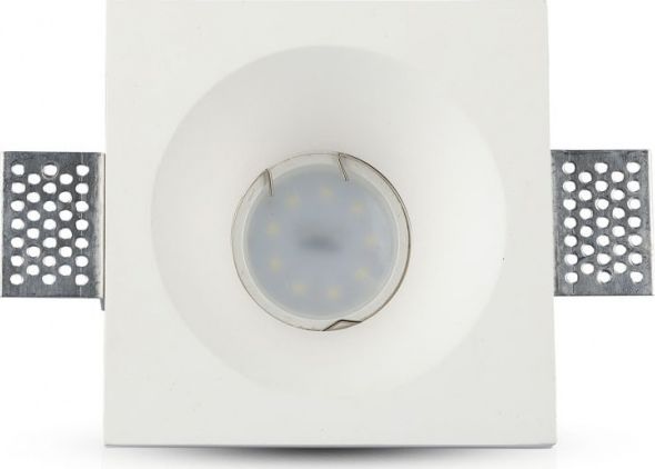 V-TAC downlight VT-776 12 x 12 x 5 cm GU10 gips biały