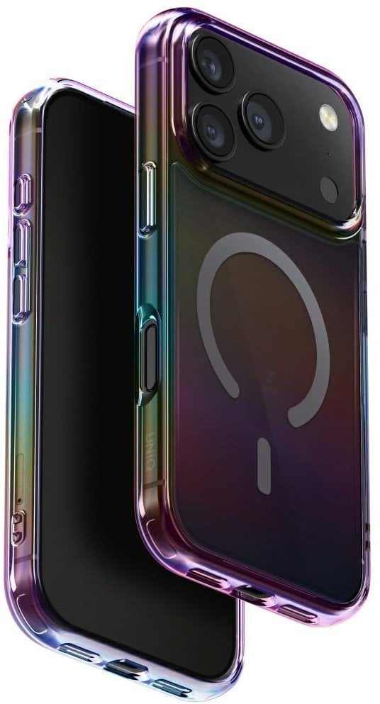 Etui UNIQ Iridescia do Apple iPhone 17 Pro MagClick Charging midnight quartz