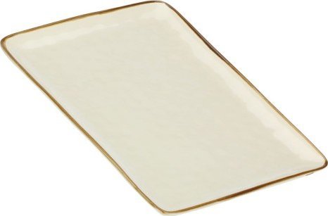 Witek Home Taca prostokątna Concerto Avorio - Kość słoniowa, 36 x 26.5 cm