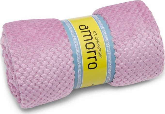 Darymex Koc Mikrofibra Żakardowa Amorro Jednolity Wrzos 200x220