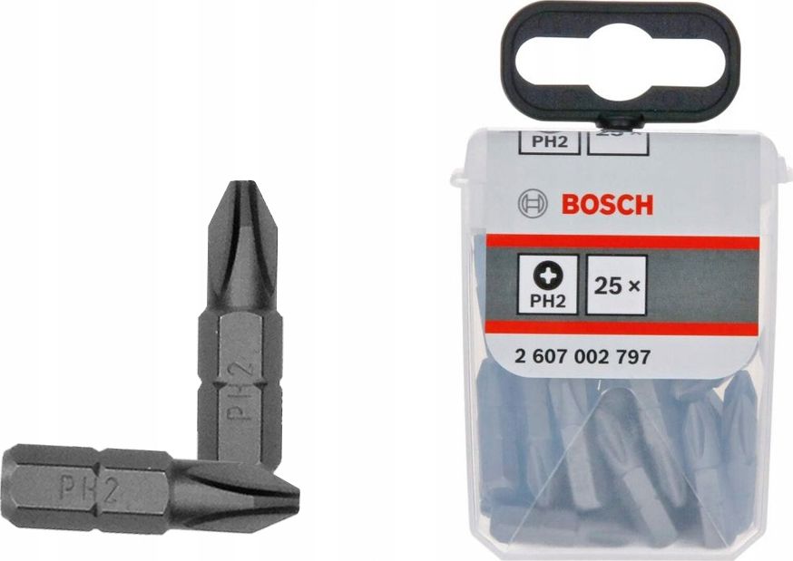 Bosch końcówka wkręcająca Exh PH2x25mm 25 sztuk (2607002797)