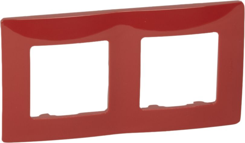 Legrand Ramka podwójna Niloe czerwona 665022