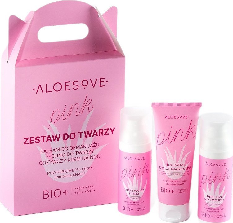Aloesove Pink Zestaw kosmetyków do twarzy