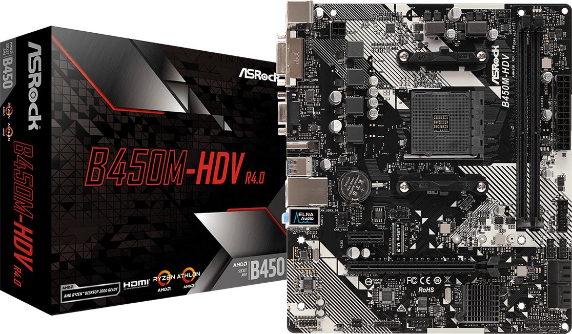 Płyta główna ASRock B450M-HDV R4.0