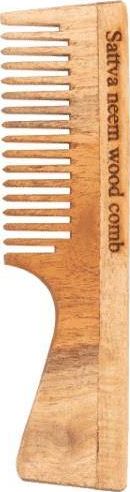 Sattva Sattva Neem Wood Comb grzebień do włosów z drzewa miodli indyjskiej 19cm