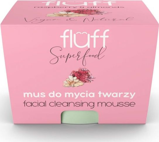Fluff Mus do mycia twarzy Malina & Migdały 50ml