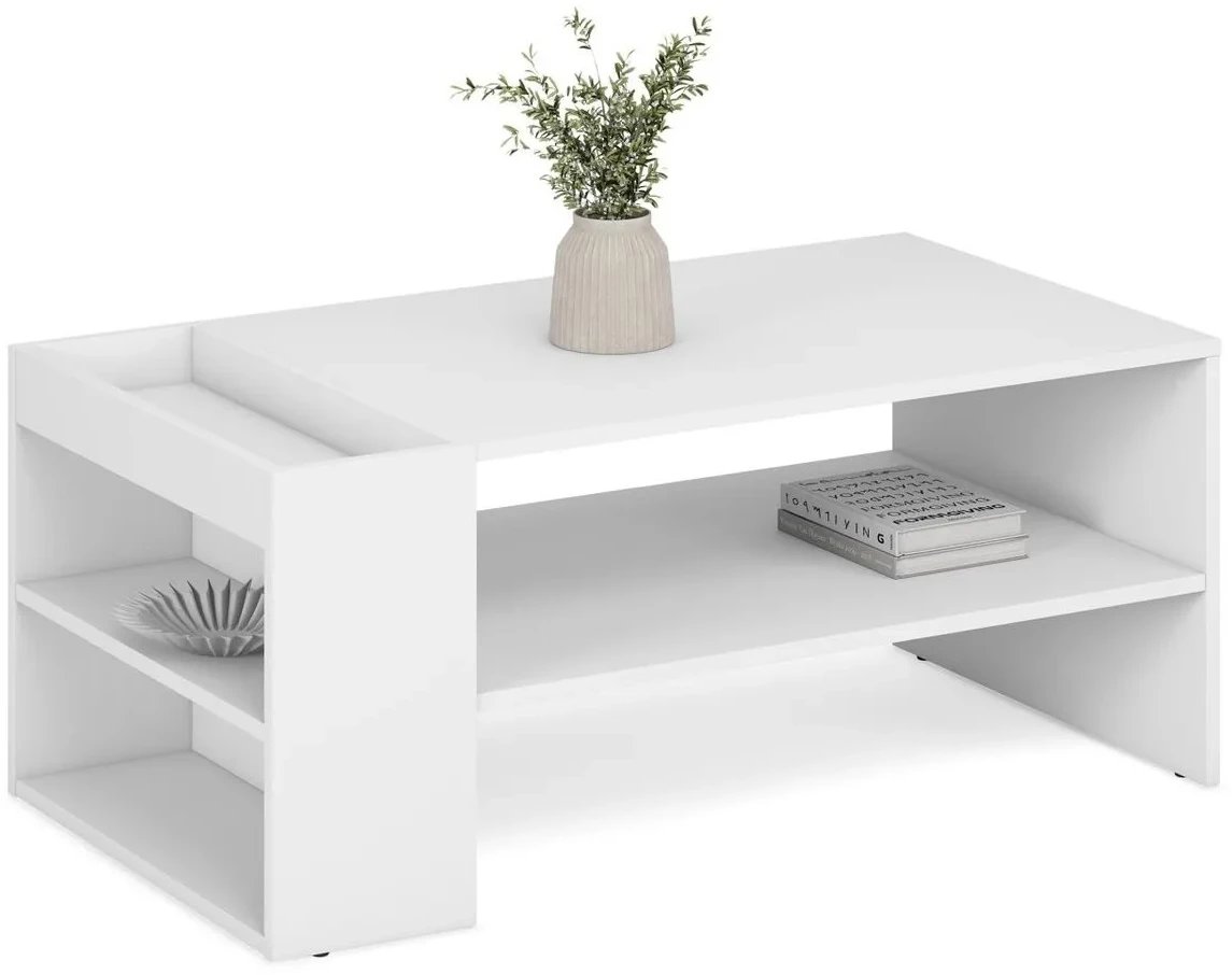 Ława MURCIA 100x55cm biała HALMAR