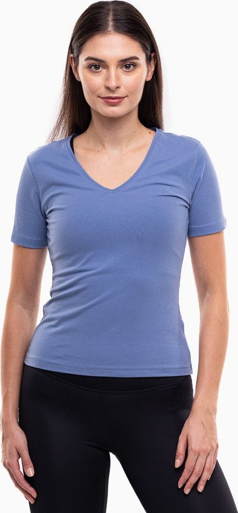 Koszulka damska 4F F1649 denim 4FWAW24TTSHF1649 32S M