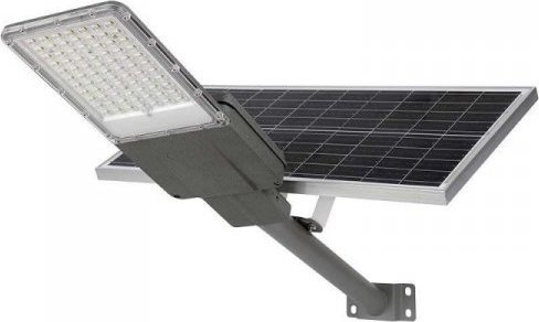Kinkiet V-TAC Oprawa Uliczna LED Solarna V-TAC BRIDGELUX CHIP IP65 Pilot LiFePO4 Panel 60W VT-15200ST 6500K 3000lm