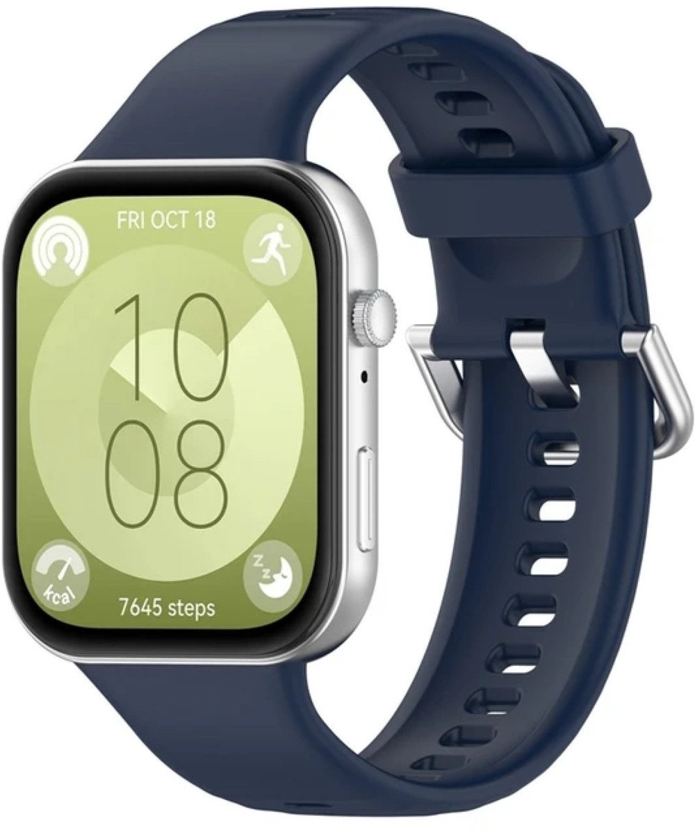 Pasek silikonowy Supero do Huawei Watch Fit 3, niebieski