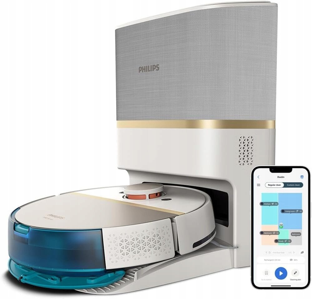 Philips Homerun seria 7000 robot odkurzający 5000Pa 180min XU7100/02 biały