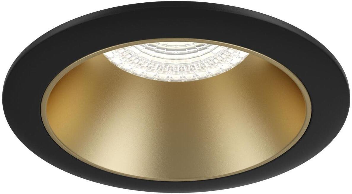 Maytoni Oczko sufitowe Share DL053-01BMG do pokoju złoty czarny