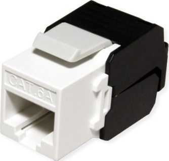 Roline ROLINE Cat.6A (Class EA) Keystone, nieekranowany, beznarzędziowy, biały