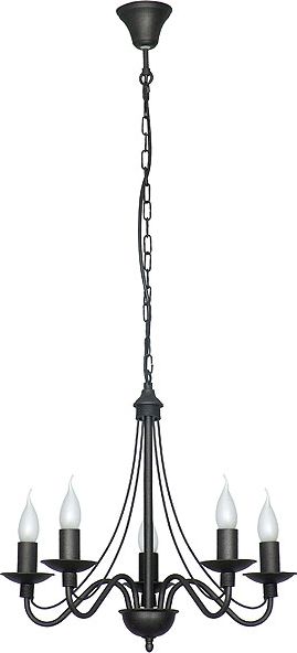 Lampa wisząca Aldex Róża klasyczna czarny (397F1)