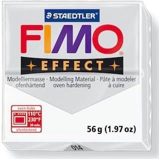 Staedtler Masa Fimo Effect 56g 014 biały przezroczysty (185289)