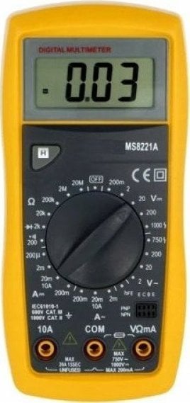 Kieszonkowy multimetr cyfrowy MS8221A